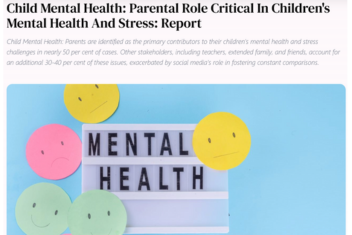 Parental Role Critical in Children mental health and stress-1
