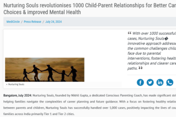Nurturing Souls revolutionises 1000 Child-Parent Relationships for Better Career Choices and improved Mental Health-2